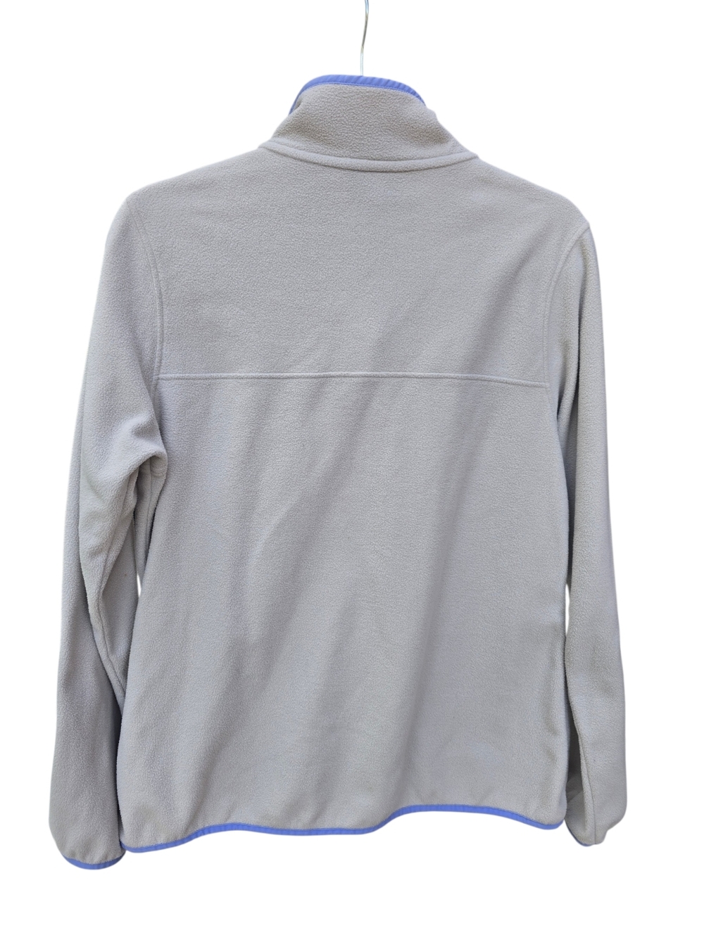 Patagonia Women's Micro D Snap-T Fleece Pullover Large Pelican/Lilac 26020 SP19 - Picture 3 of 8